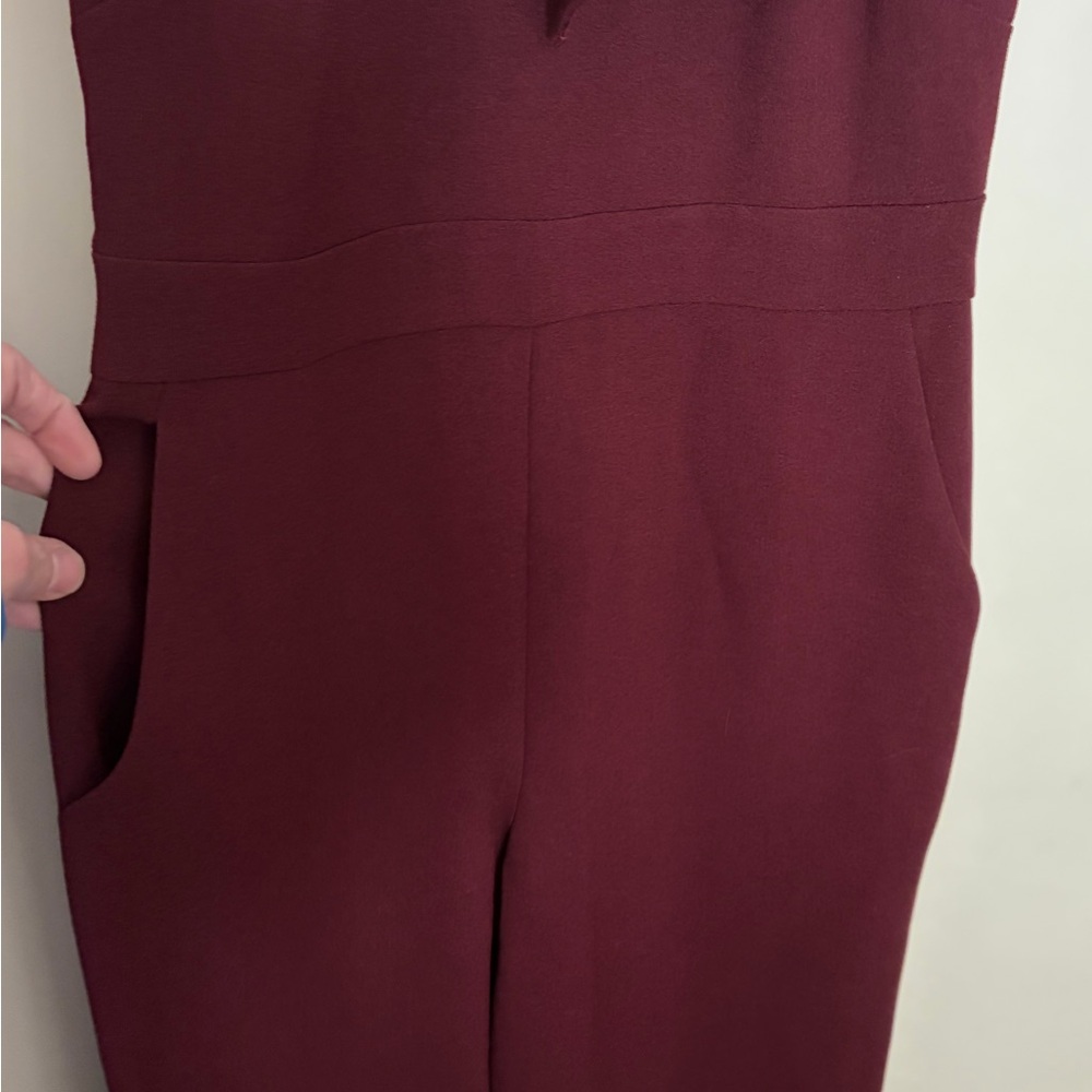 Vince Camuto Deep Red Jumpsuit - Picture 2 of 4
